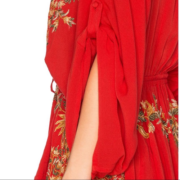 NWT FREE PEOPLE PRETTY PINEAPPLE DRESS - Picture 4 of 4